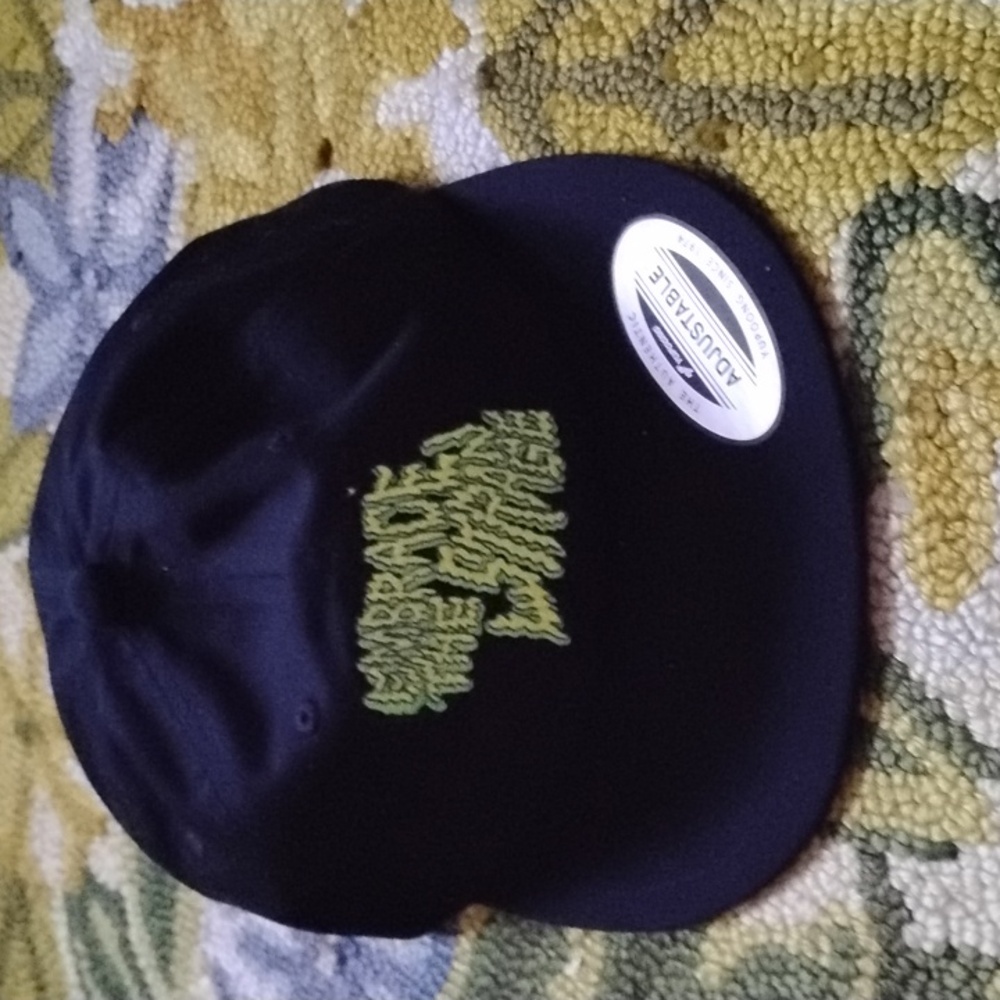 Volcom Tetsunori Tawaraya Artist Series Black Hat Embroidered Embrace Strange